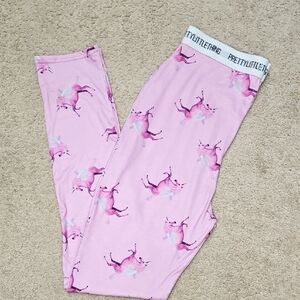 PrettyLittleThing Pink Unicorn Pajama Pants